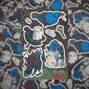 World of Trash - Waterproof Vinyl Sticker Sheets
