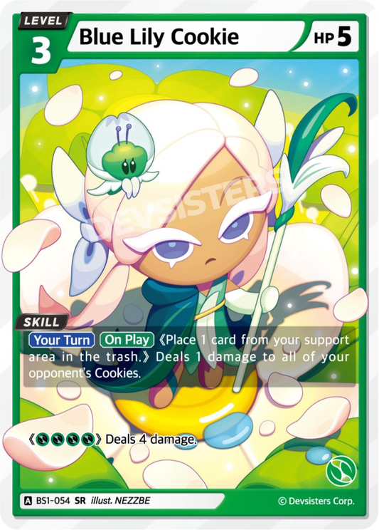 CookieRun TCG - Blue Lily Cookie [BS1-054 SR]