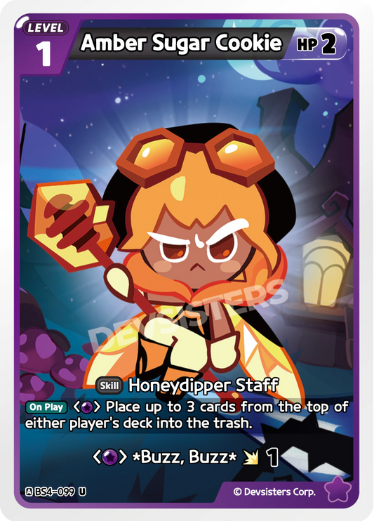 CookieRun TCG - Amber Sugar Cookie [BS4-099 U]