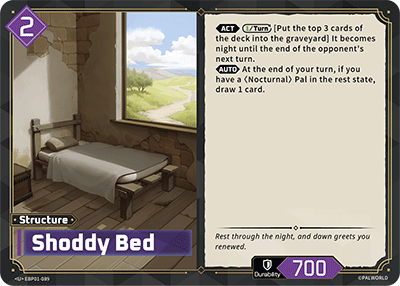 Palworld TCG - Shoddy Bed [EBP01-089U]