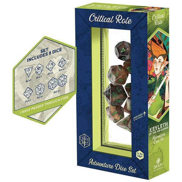 7-Die Set Vox Machina Adventure Dice: Keyleth - The Feisty Goblin Gamehouse -