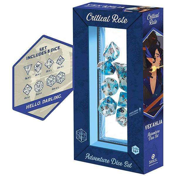7-Die Set Vox Machina Adventure Dice: Vex'ahlia - The Feisty Goblin Gamehouse -