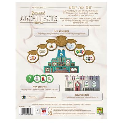 7 Wonders Architects Medals (Repos Production) - The Feisty Goblin Gamehouse -