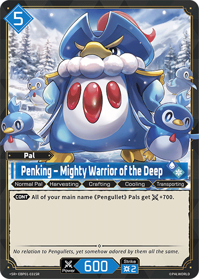 Palworld TCG - Penking – Mighty Warrior of the Deep [EBP01-031SR]