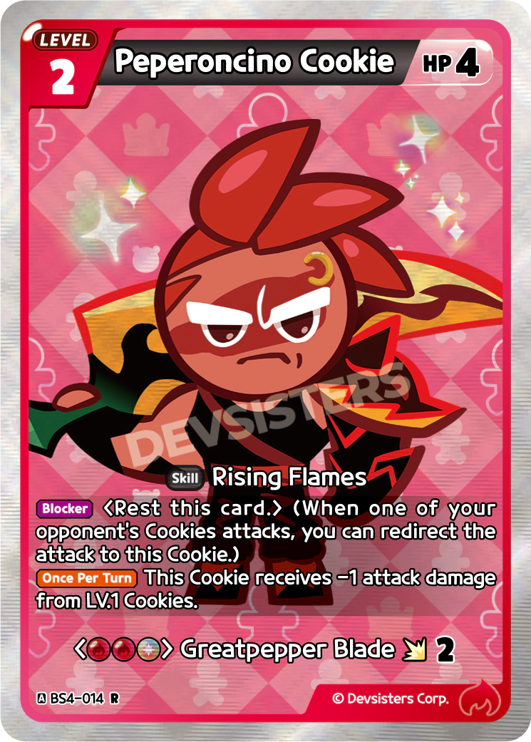 CookieRun TCG - Peperoncino Cookie [BS4-014 R]