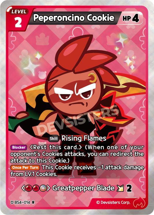 CookieRun TCG - Peperoncino Cookie [BS4-014 R]