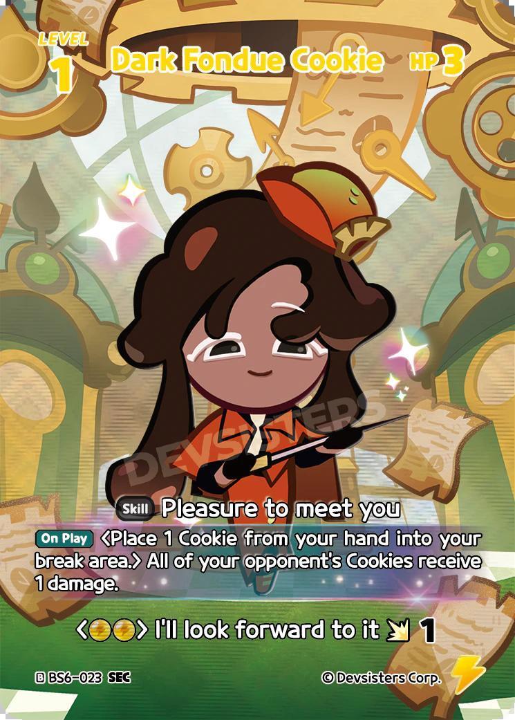 CookieRun TCG - Dark Fondue Cookie [BS6-023 SEC]