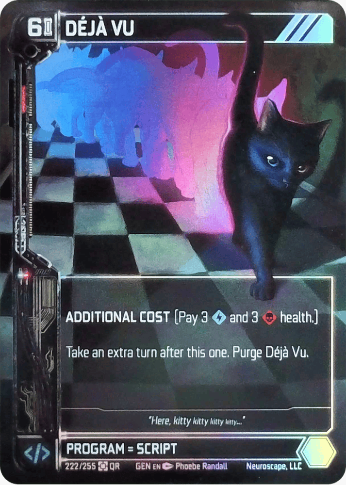Neuroscape TCG - Déjà Vu GEN-222 Foil