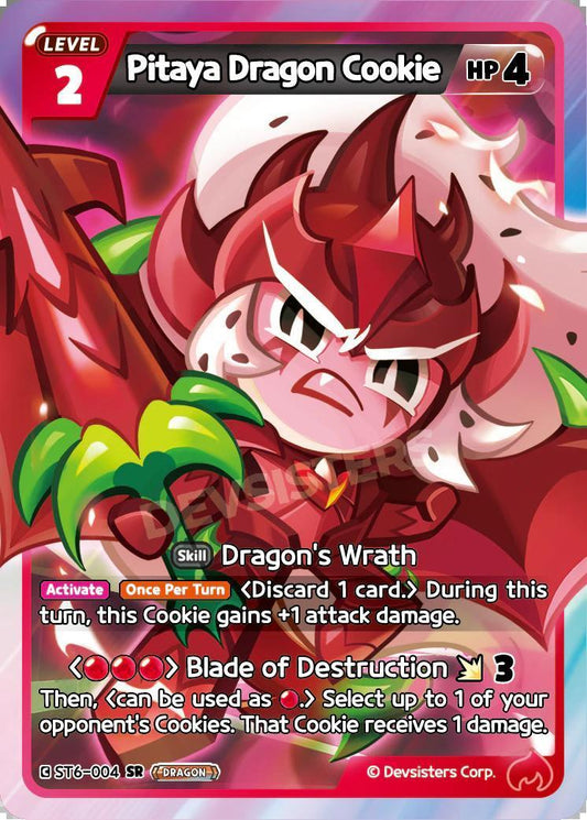 CookieRun TCG - Pitaya Dragon Cookie [ST6-004 SR]