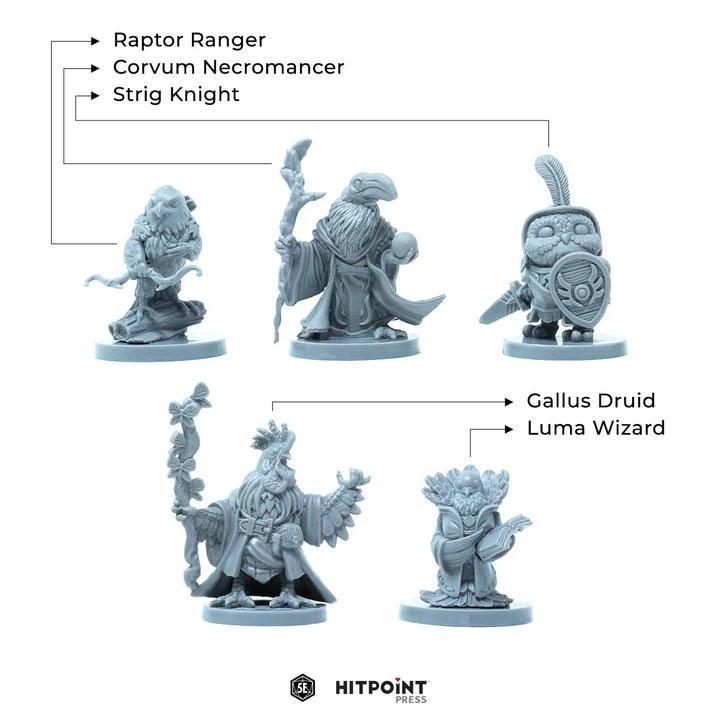 Humblewood: Heroes of Humblewood - Miniatures (Plastic Minis)