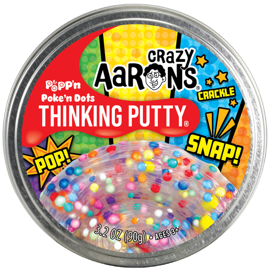 Crazy Aaron's: Poke'n Dots - Full Size 4" Thinking Putty Tin
