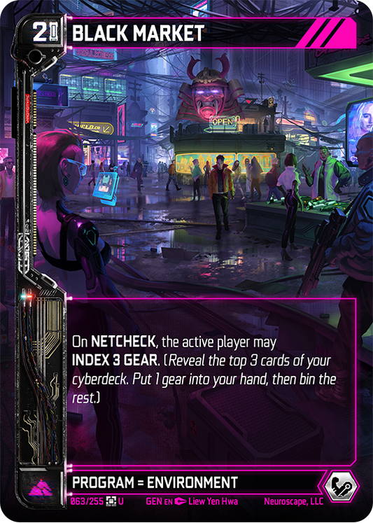 Neuroscape TCG - Black Market GEN-063