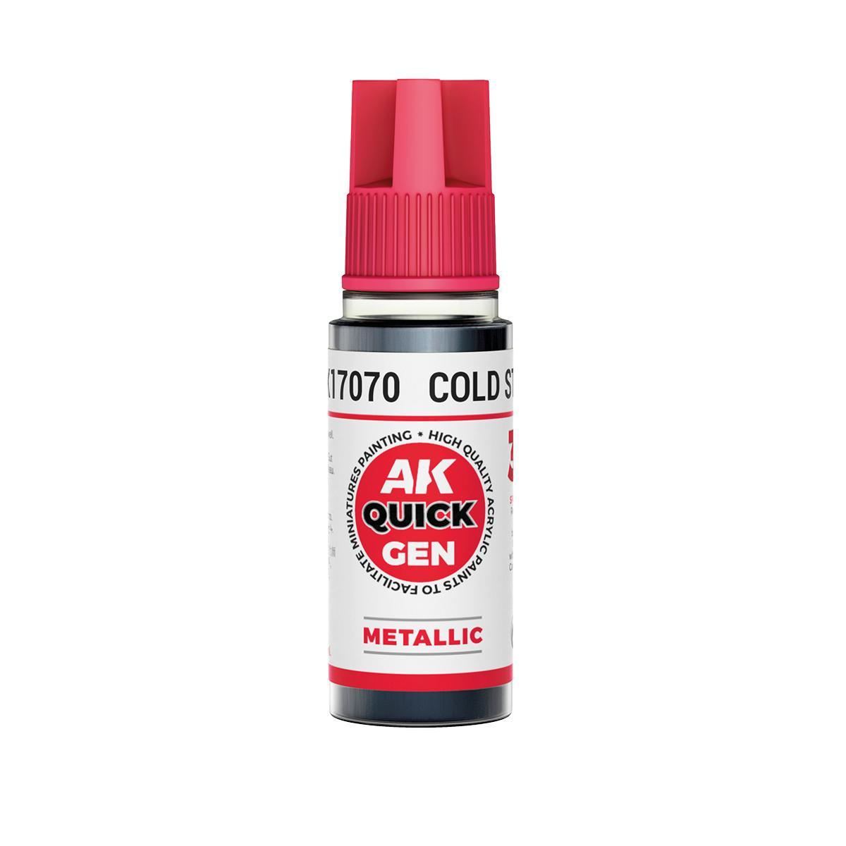 AK Interactive - Quick Gen: Cold Steel (18 ml)