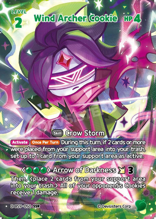CookieRun TCG - Wind Archer Cookie [BS9-050 SSR]