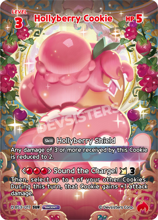 CookieRun TCG - Hollyberry Cookie [BS3-017 SUR]