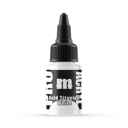 Monument Hobbies - 001-Pro Acryl Bold Titanium White