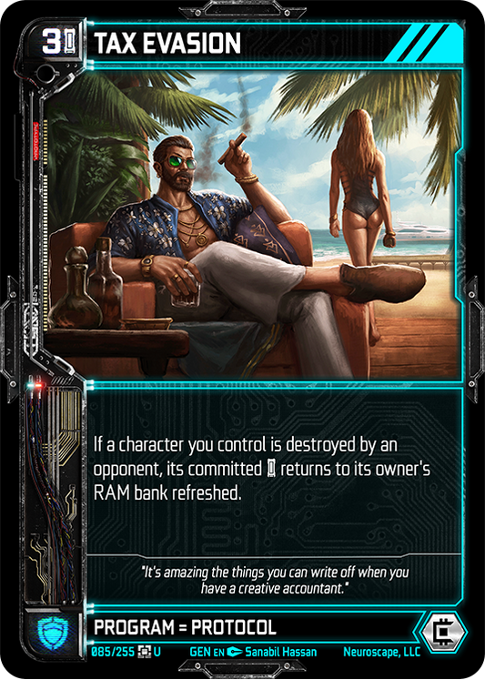 Neuroscape TCG - Tax Evasion GEN-085