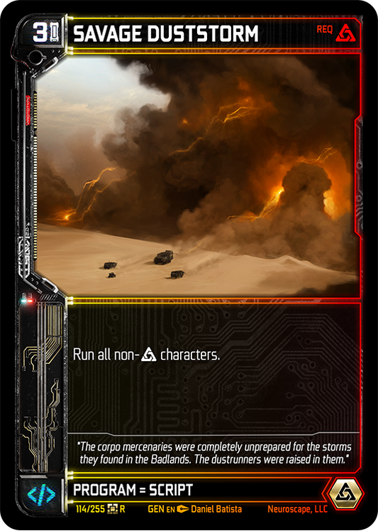 Neuroscape TCG - Savage Duststorm GEN-114