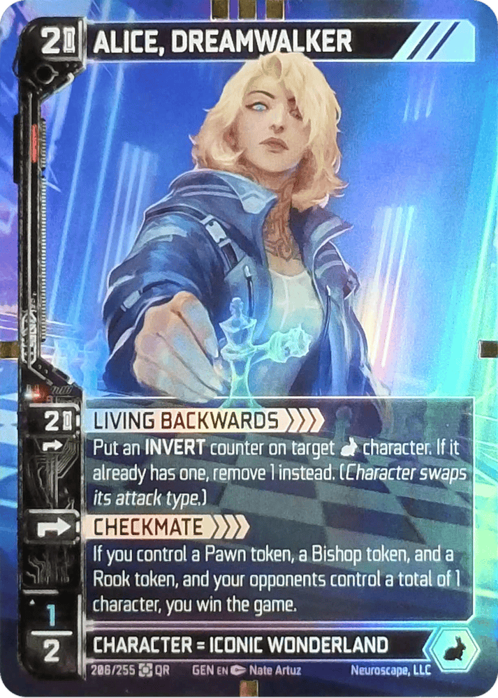 Neuroscape TCG - Alice, Dreamwalker GEN-206 Foil