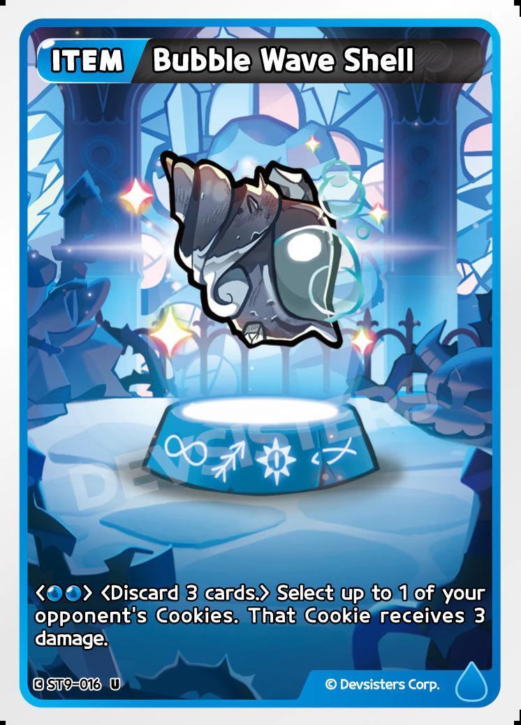 CookieRun TCG - Bubble Wave Shell [ST9-016 U]