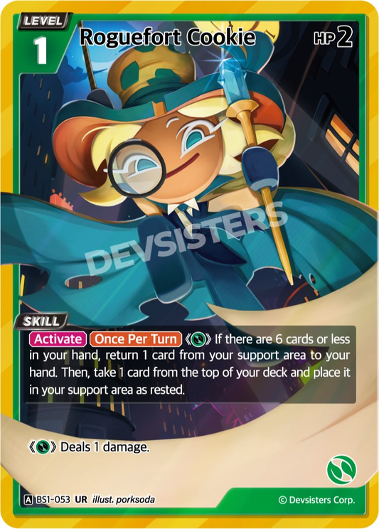 CookieRun TCG - Roguefort Cookie [BS1-053 UR]