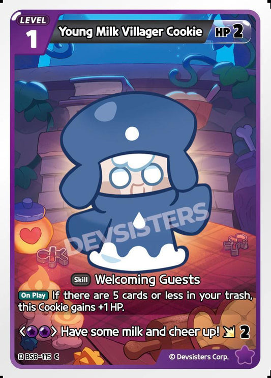 CookieRun TCG - Young Milk Villager Cookie [BS8-115 C]