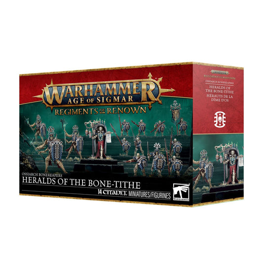Warhammer Age of Sigmar - Ossiarch Bonereapers: Regiments of Renown Heralds of the Bonetithe