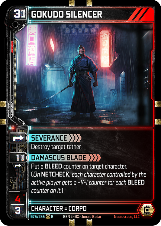 Neuroscape TCG - Gokudo Silencer GEN-075