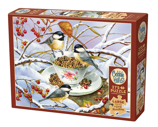 Cobble Hill - Chickadee Tea Easy-Handling Puzzle (275 Piece)