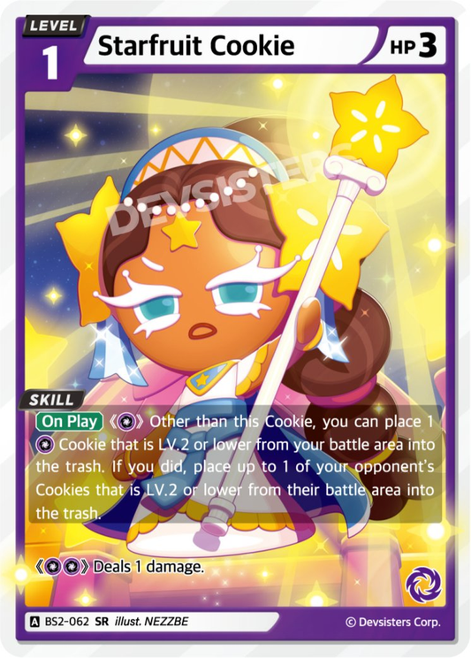 CookieRun TCG - Starfruit Cookie [BS2-062 SR]