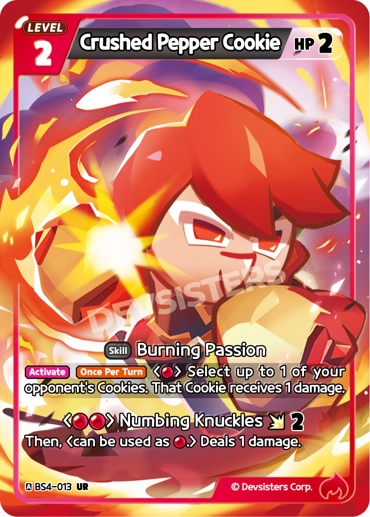 CookieRun TCG - Crushed Pepper Cookie [BS4-013 UR]