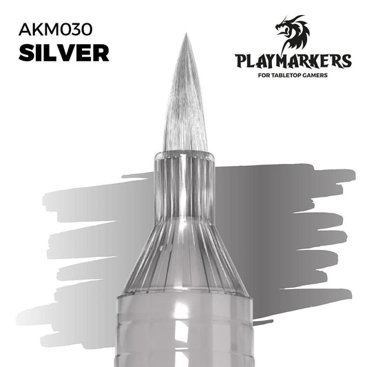 AK Interactive - Playmarker: Silver