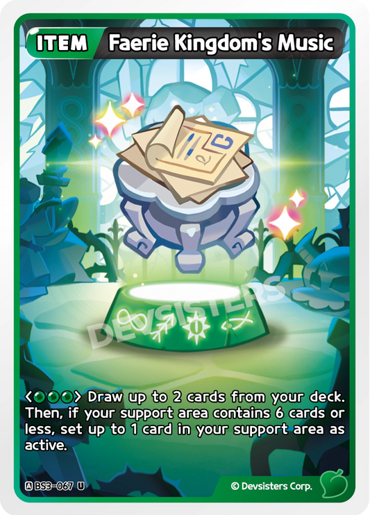 CookieRun TCG - Faerie Kingdom’s Music [BS3-067 U]