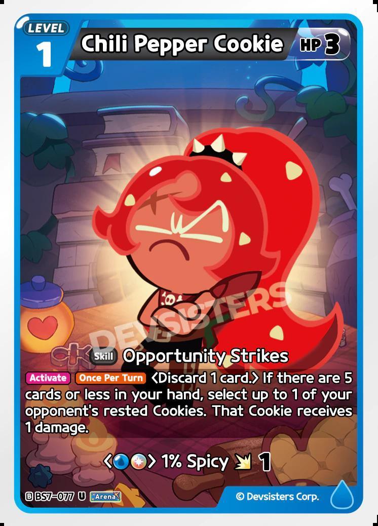 CookieRun TCG - Chili Pepper Cookie [BS7-077 U]