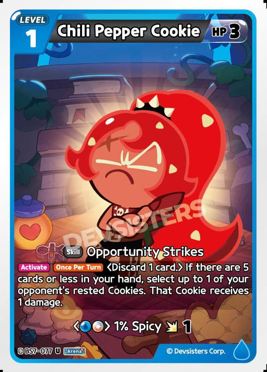 CookieRun TCG - Chili Pepper Cookie [BS7-077 U]