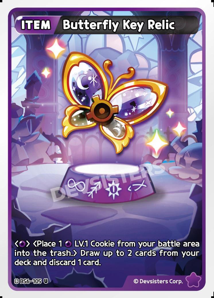 CookieRun TCG - Butterfly Key Relic [BS6-105 U]
