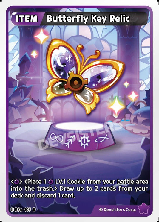 CookieRun TCG - Butterfly Key Relic [BS6-105 U]