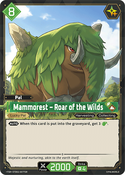 Palworld TCG - Mammorest – Roar of the Wilds [ETD02-007TSR]