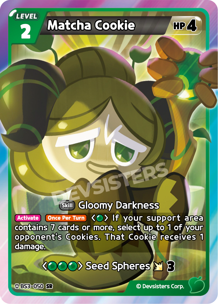CookieRun TCG - Matcha Cookie [BS3-050 SR]