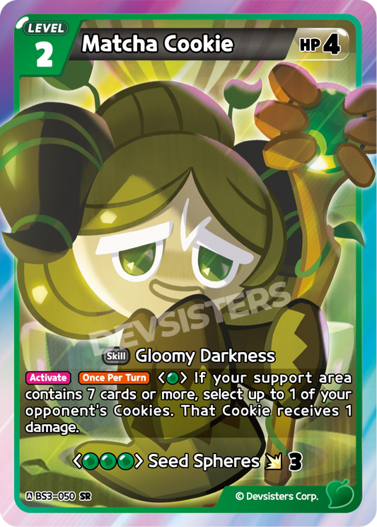 CookieRun TCG - Matcha Cookie [BS3-050 SR]