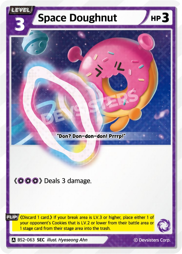 CookieRun TCG - Space Doughnut [BS2-063 SEC]