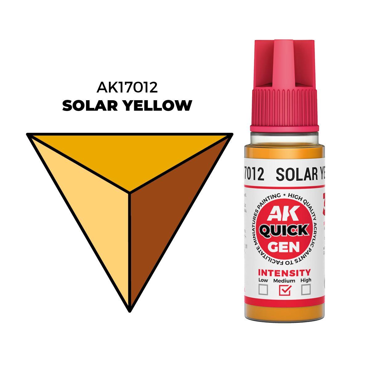 AK Interactive - Quick Gen: Solar Yellow (18 ml)