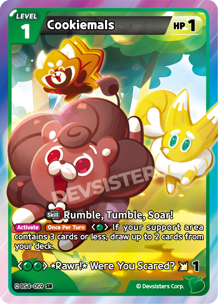 CookieRun TCG - Cookiemals [BS4-059 SR]