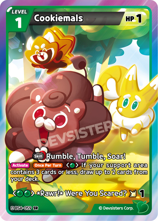 CookieRun TCG - Cookiemals [BS4-059 SR]