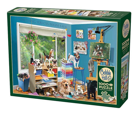 Cobble Hill Puzzles - Studio Pups | 1000 Piece