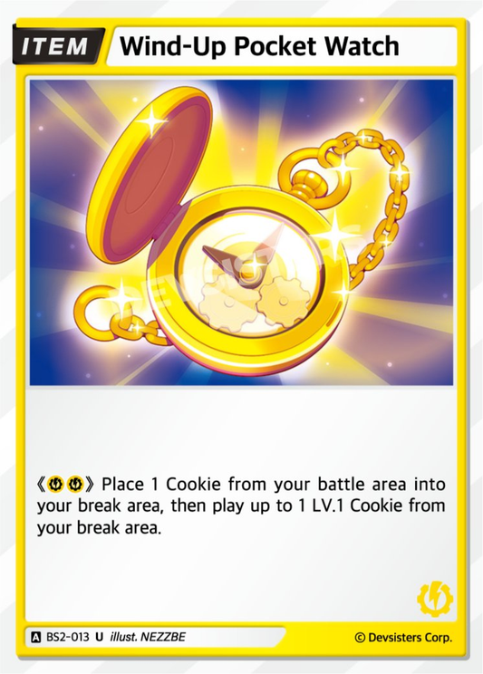 CookieRun TCG - Wind-Up Pocket Watch [BS2-013 U]