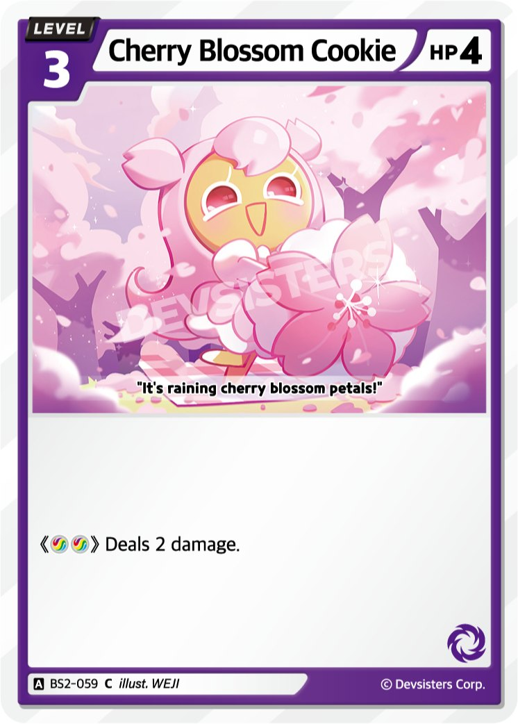CookieRun TCG - Cherry Blossom Cookie [BS2-059 C]