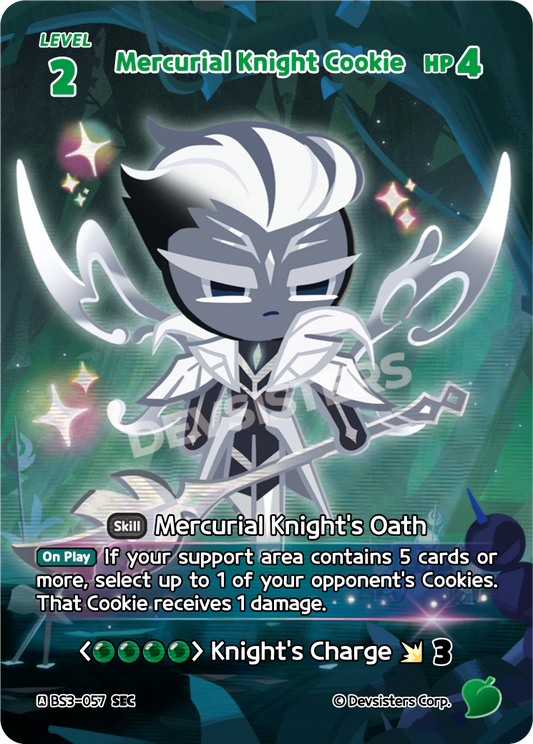 CookieRun TCG - Mercurial Knight Cookie [BS3-057 SEC]