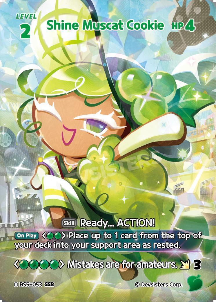 CookieRun TCG - Shine Muscat Cookie [BS5-053 SSR]