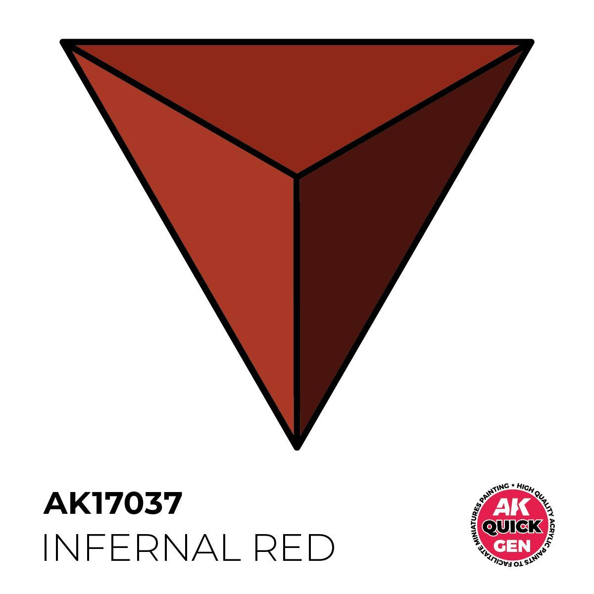 AK Interactive - Quick Gen: Infernal Red (18 ml)